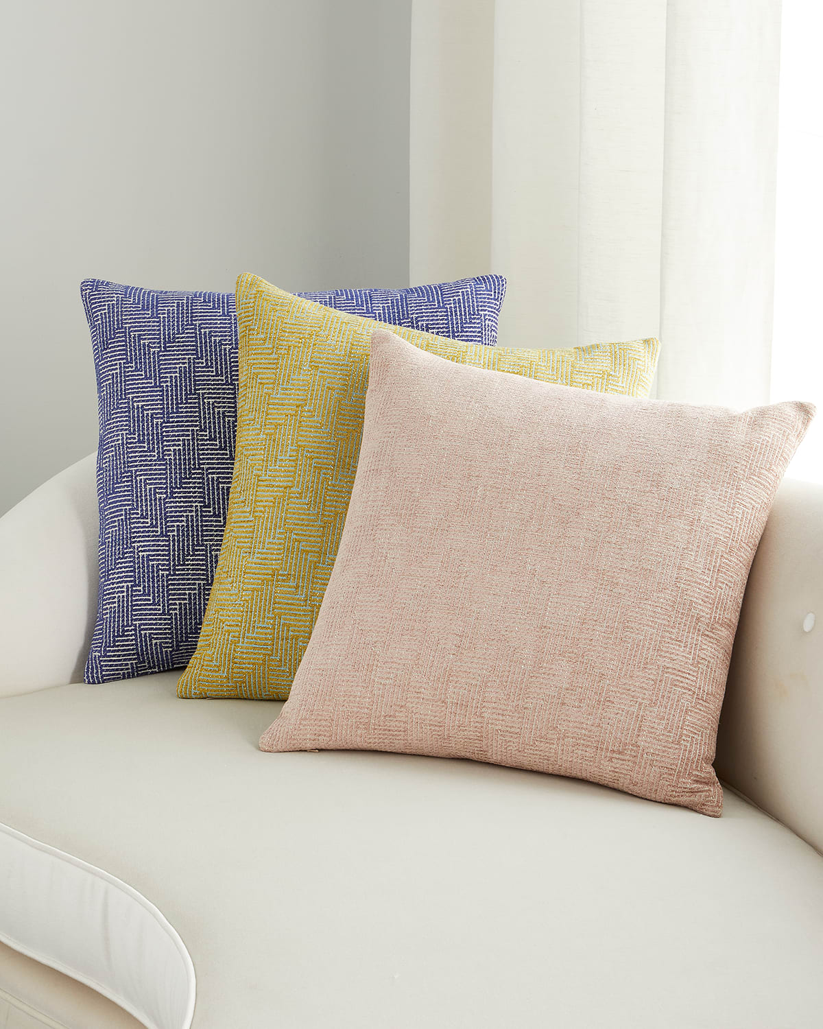 Eastern Accents Tobias Decorative Pillow In Chartreuse