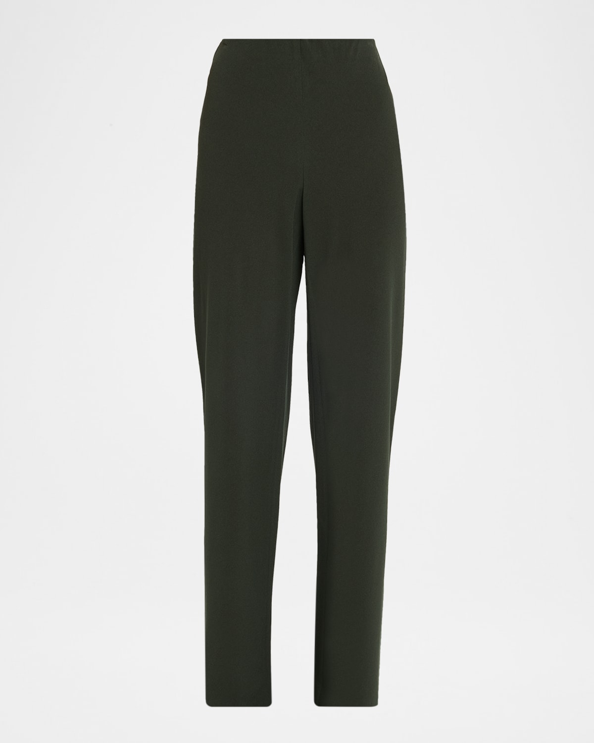 Vince High-waist Wide-leg Bias Pants In Green