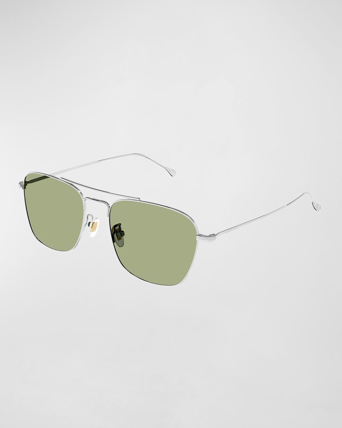Mirrored Metal Shield Sunglasses