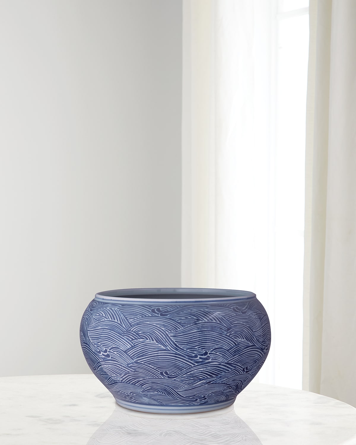 Shop Port 68 Aegean Center Basin In Blue