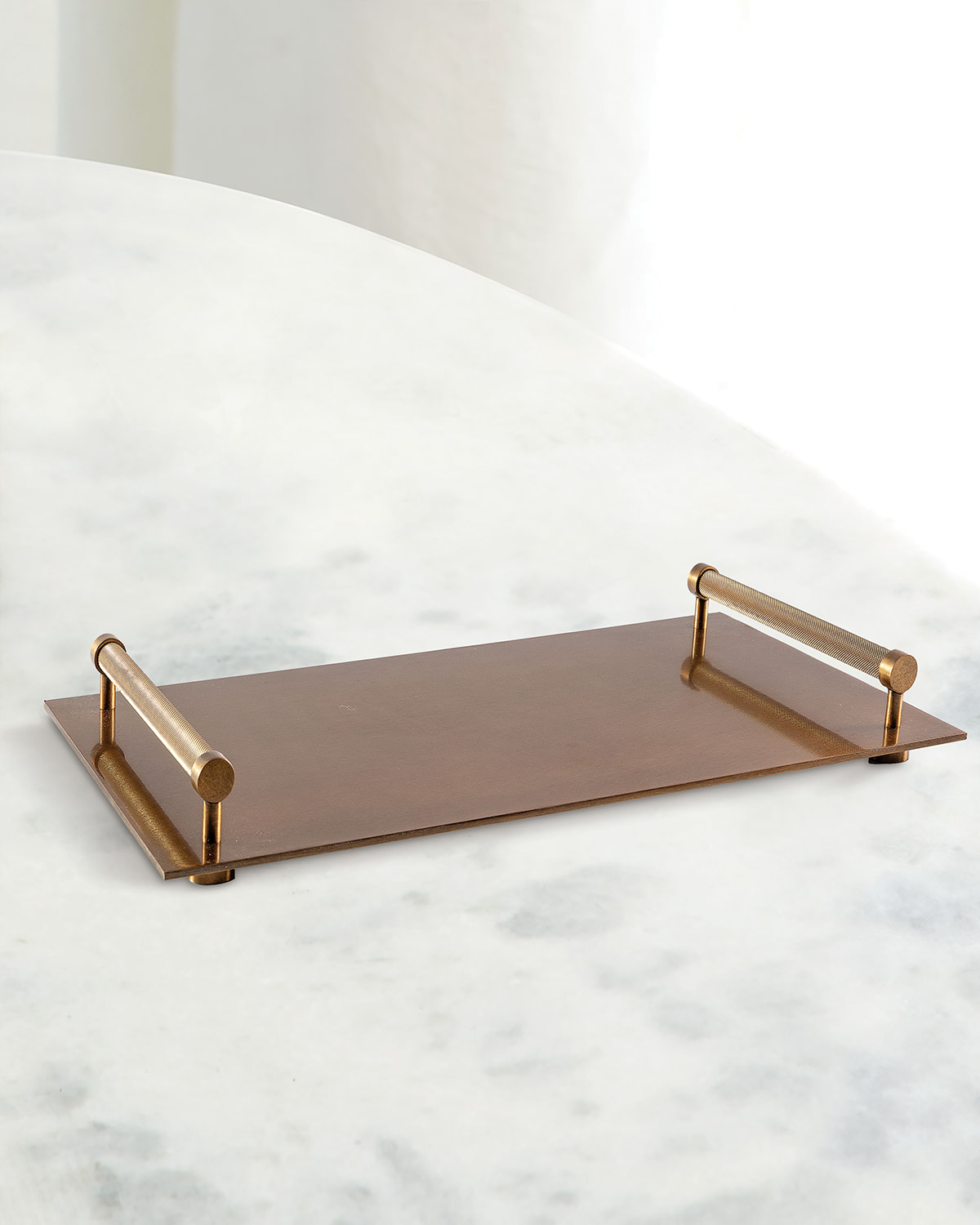 Shop Port 68 Parliament Aged Brass Tray In Age Brass