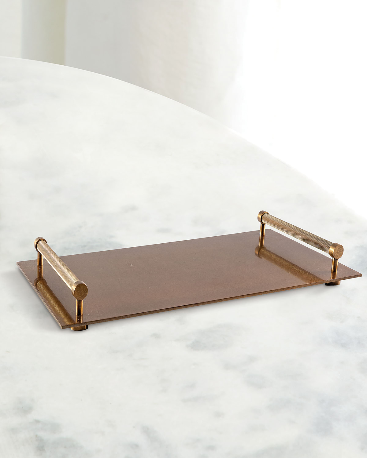 Port 68 Parliament Aged Brass Tray In Age Brass