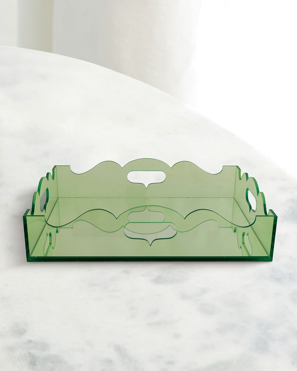 Port 68 Queen Anne Tray In Green