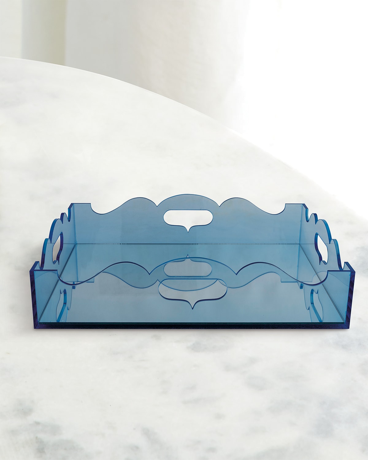 Shop Port 68 Queen Anne Tray In Blue