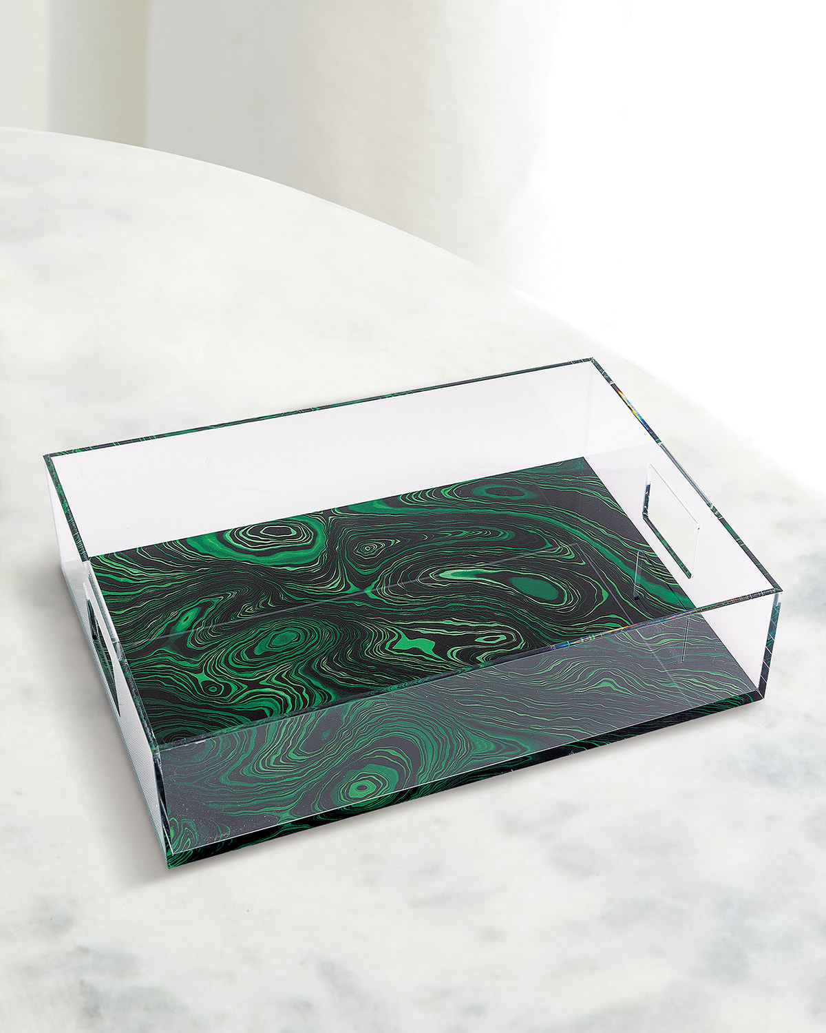 Port 68 Malachite Tray In Green