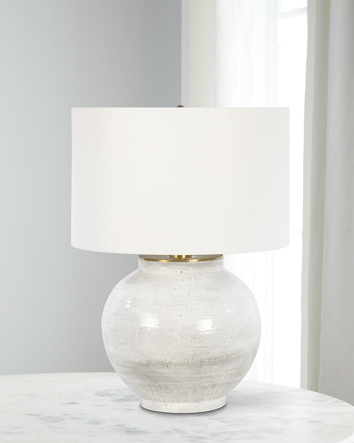 Shop Regina Andrew Deacon Ceramic Table Lamp In White