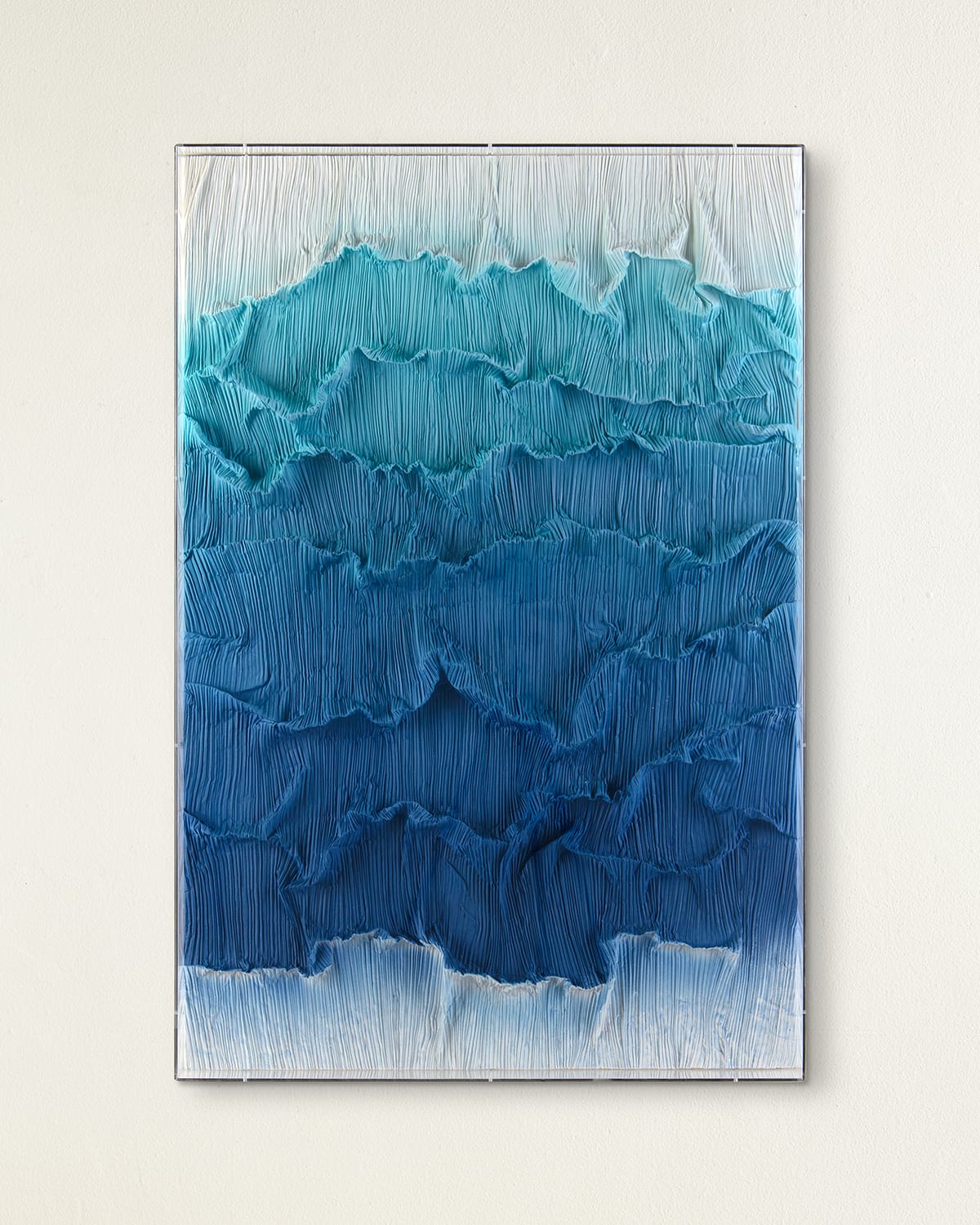John-richard Collection Ombre Waves I Original Wall Art By Tony Fey