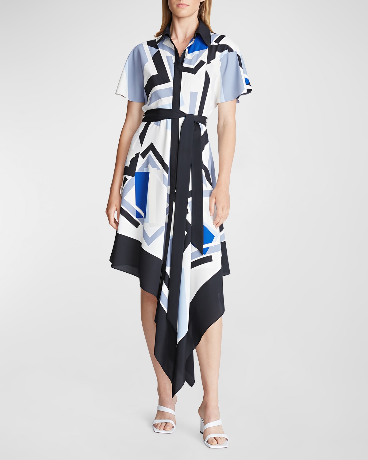 Hadley Asymmetric Midi Dress