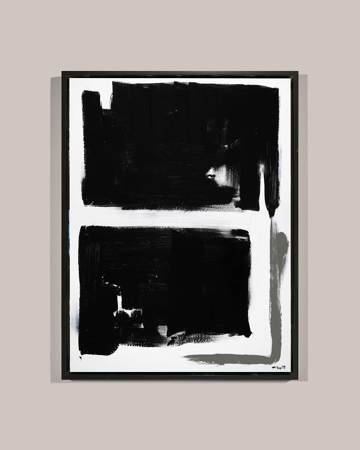 Black & White Abstract Giclee Wall Art