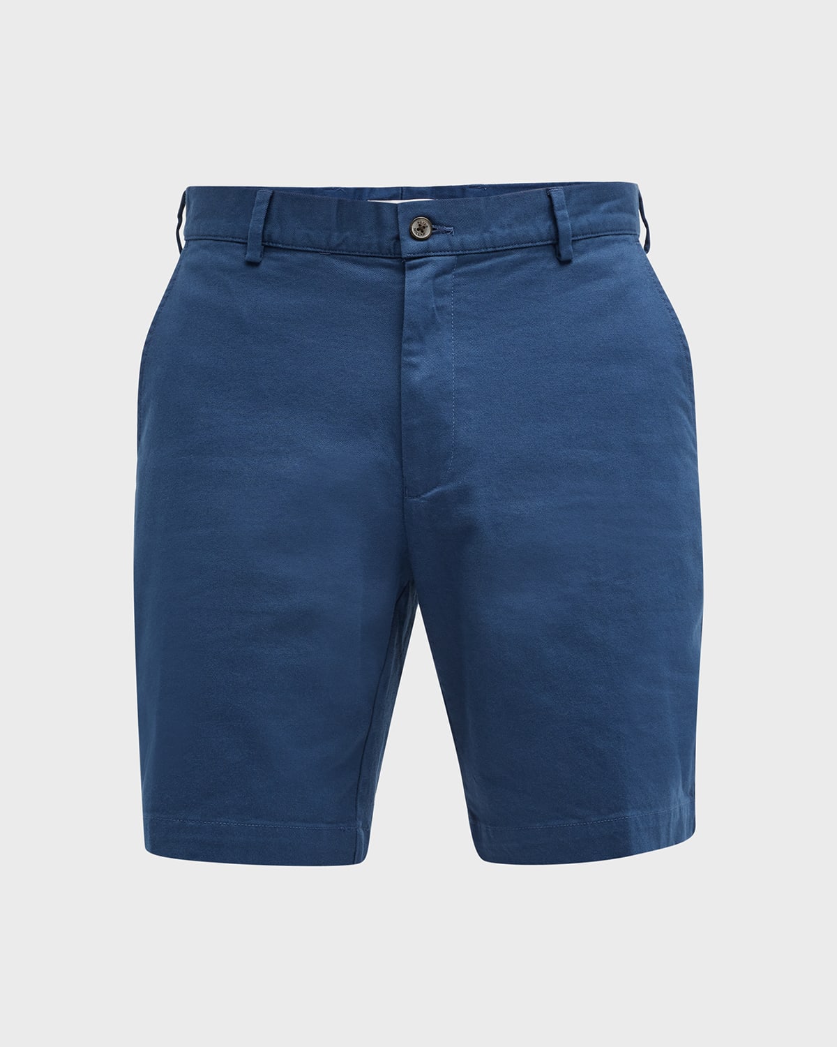 Shop Peter Millar Men's Pilot Flat Front Shorts In Washed Navy