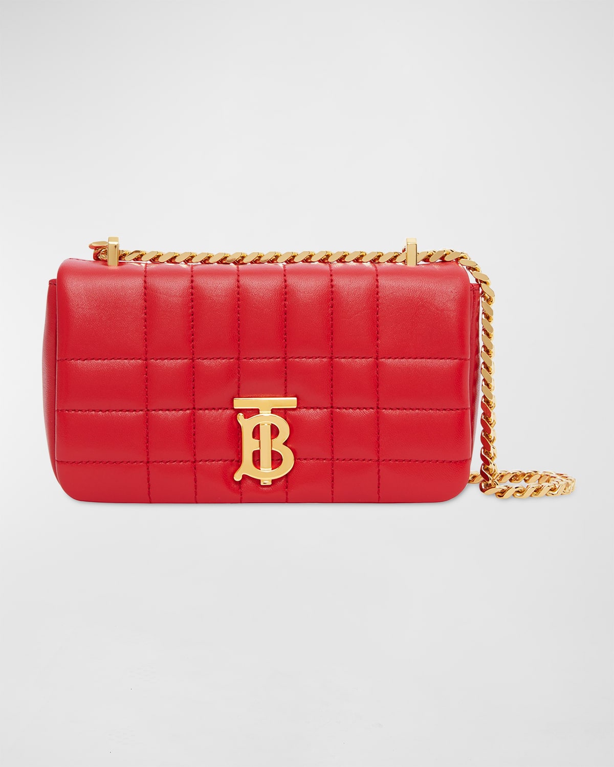 Burberry Lola Check Quilted Lambskin Shoulder Bag