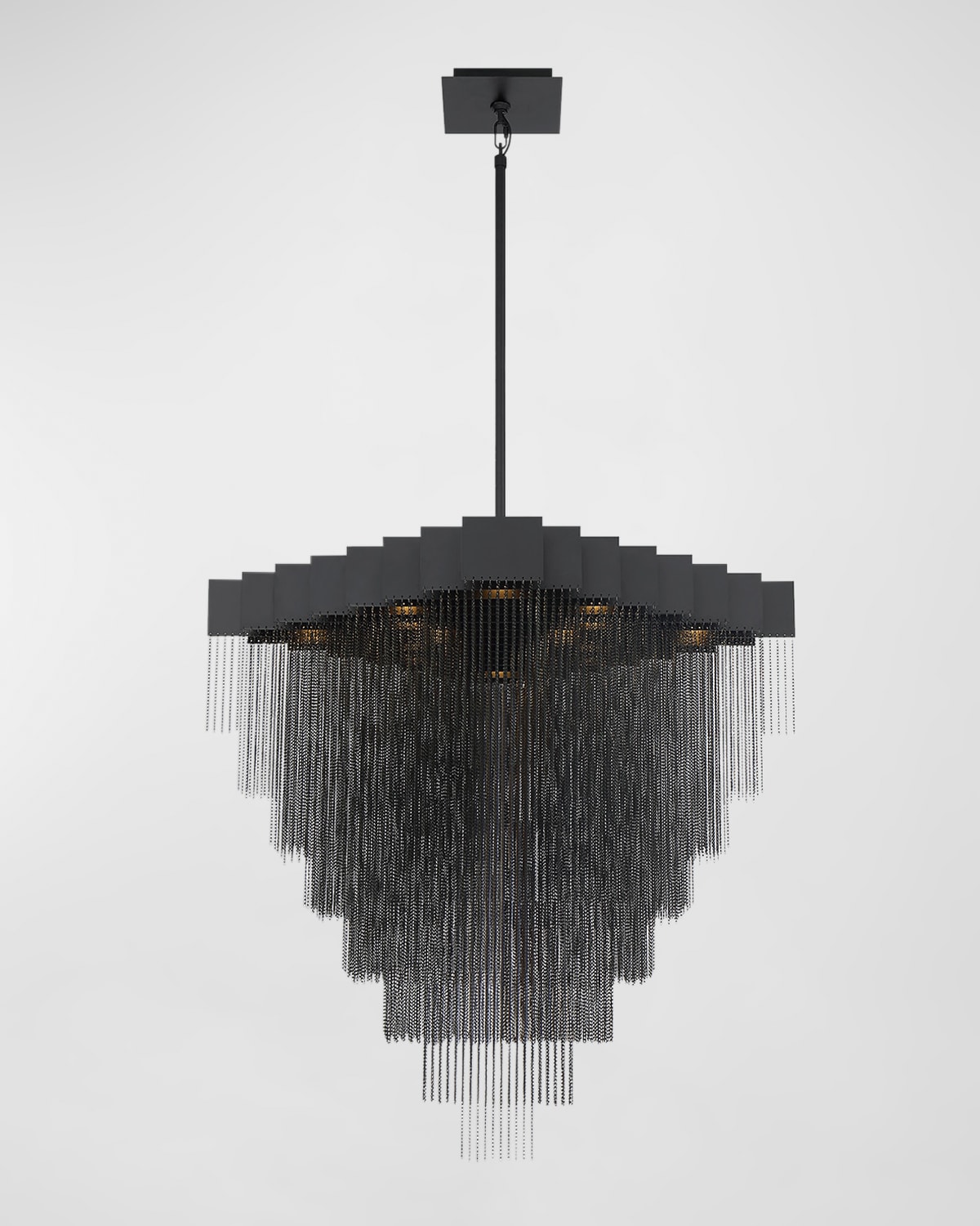 Eurofase Bloomfield 18-light Chandelier - 31" In Black