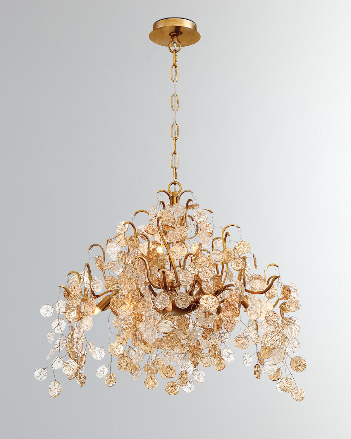 Shop Eurofase Campobasso Chandelier In Gold