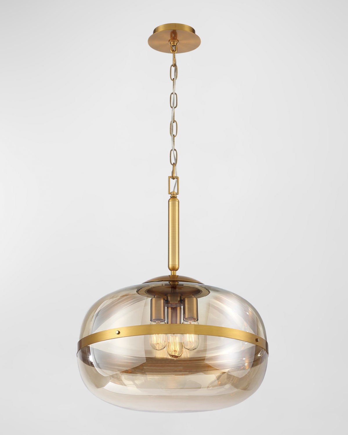 Shop Eurofase Nottingham 25" Pendant Light In Gold