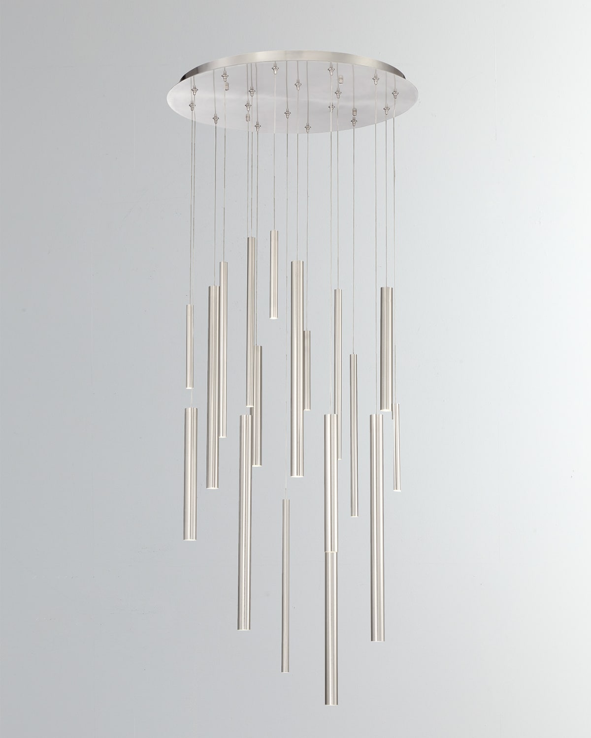 Shop Eurofase Santana Chandelier In Satin Nickel