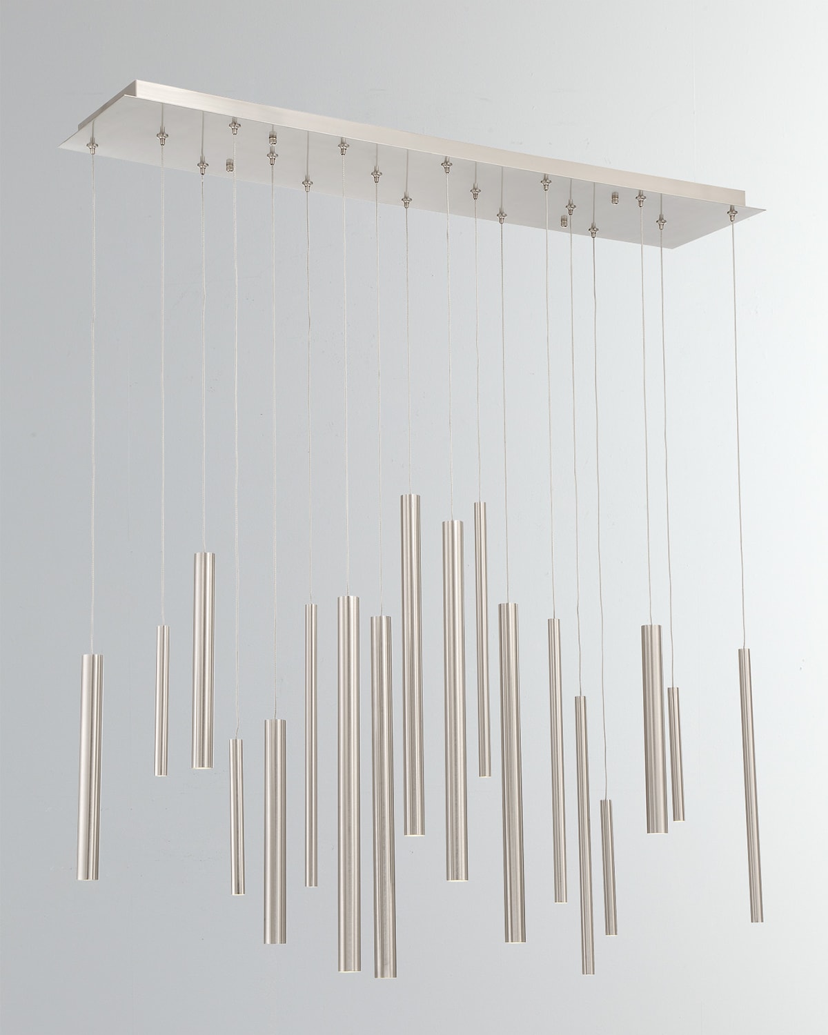 Eurofase Santana Linear Chandelier In Satin Nickel