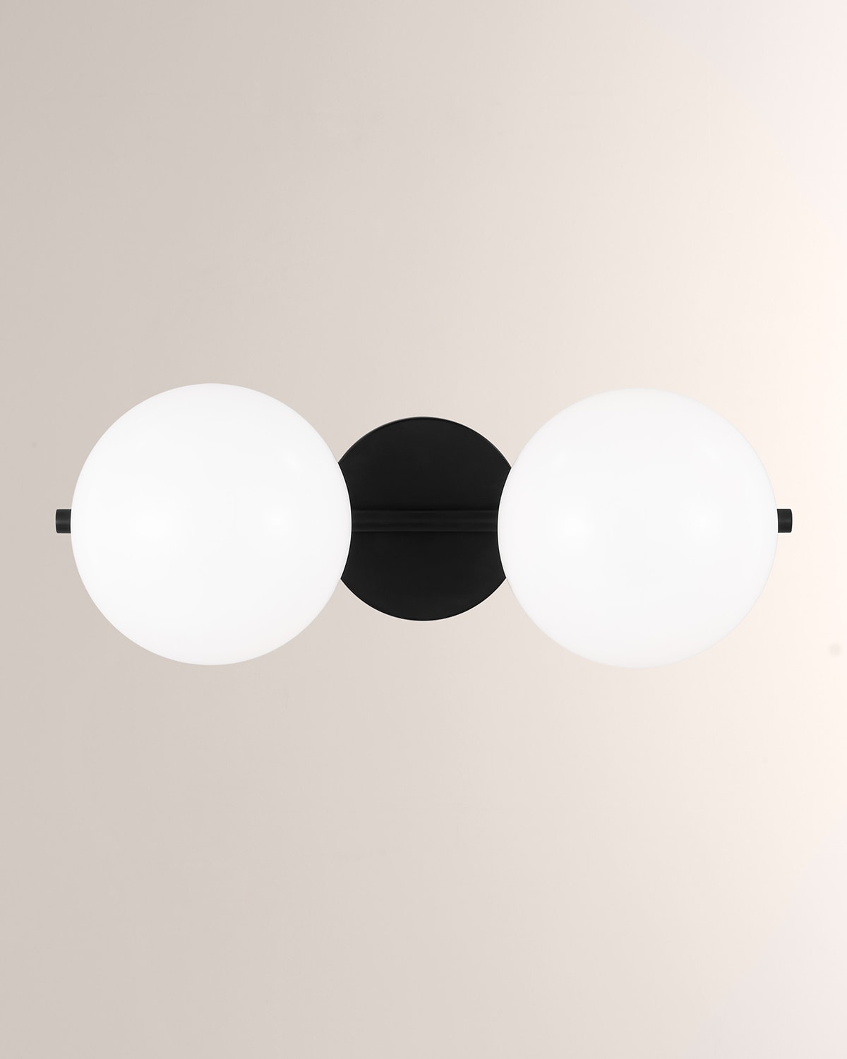 Shop Visual Comfort Studio 2-light Vanity Lune By Ellen Degeneres In Black