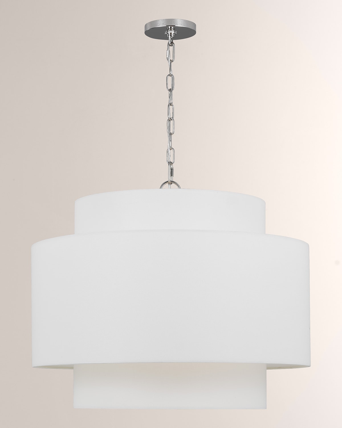 Shop Visual Comfort Studio Sawyer Pendant By Kate Spade New York In Polished Nickel