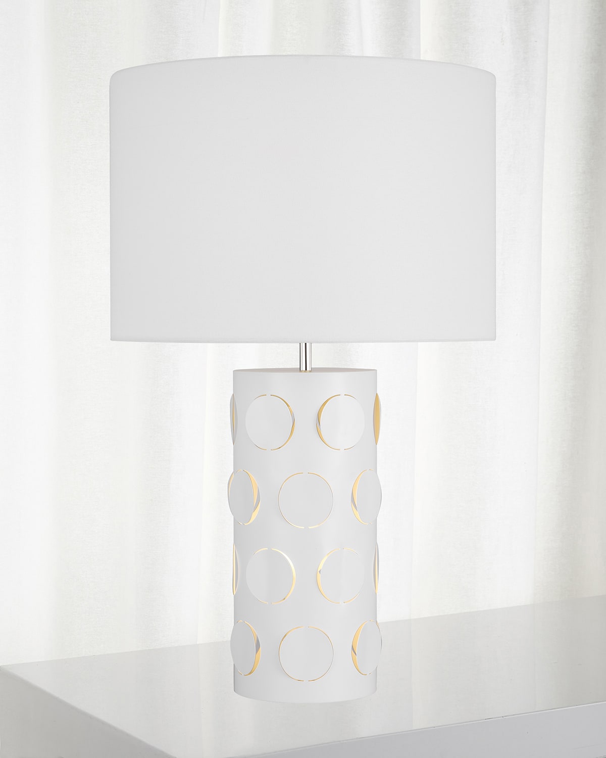 Shop Visual Comfort Studio Dottie Table Lamp By Kate Spade New York In Polished Nickel