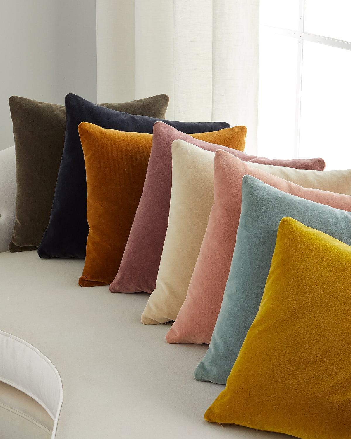 Shop Eastern Accents Capra Faux Mohair Decorative Pillow 20x20 In Mauve