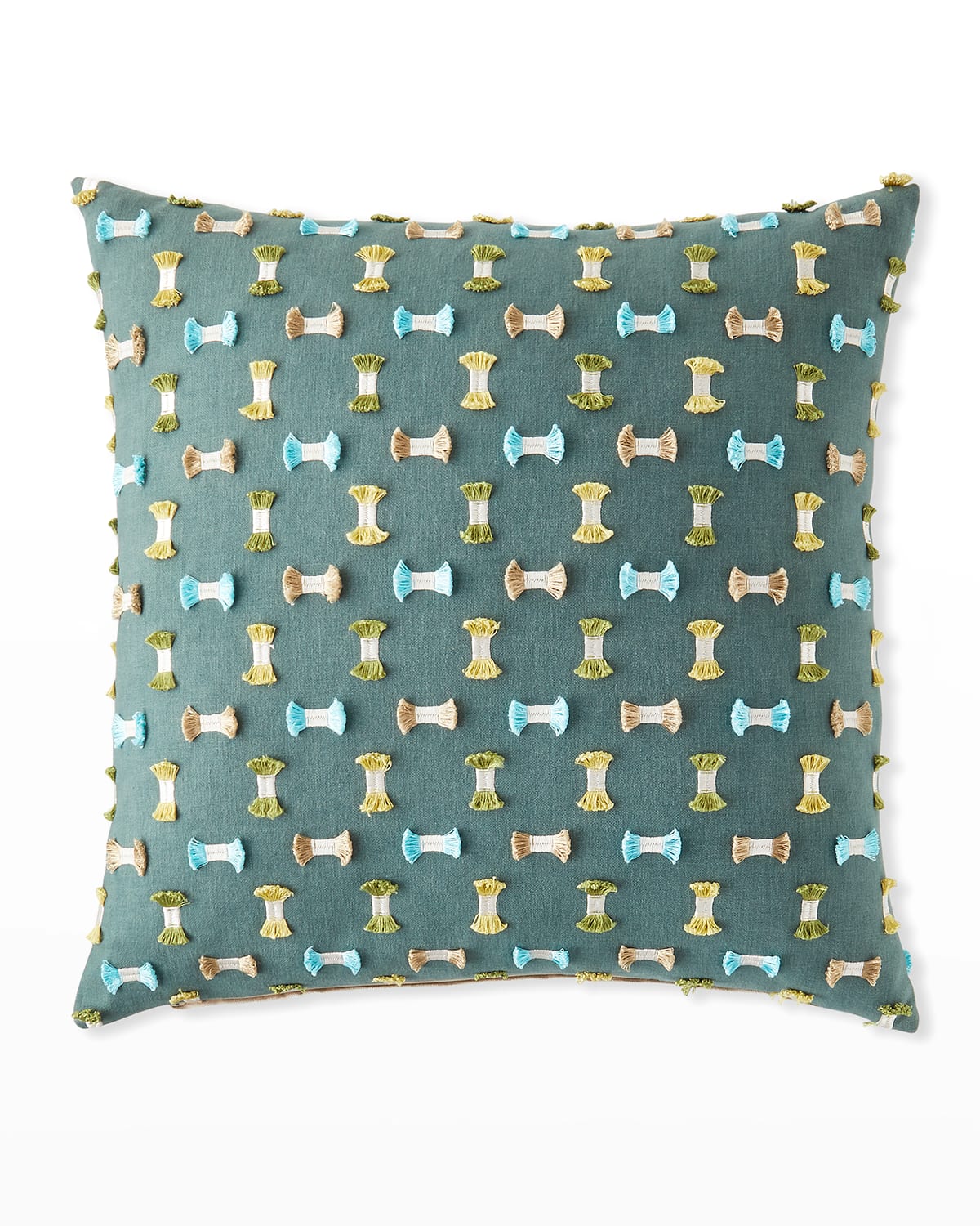 Shop Eastern Accents Basco Decorative Pillow, 22" X 22" In Jade