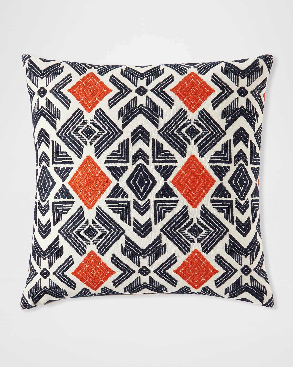 Eastern Accents Seneca Decorative Pillow, 22" X 22" In Navy