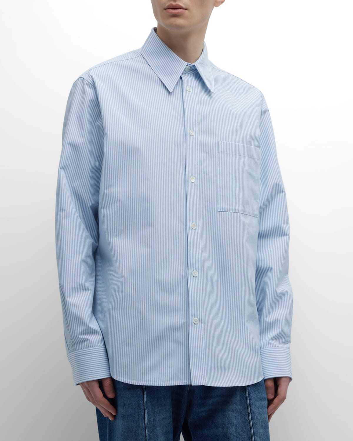 Bottega Veneta® Men's Light Cotton T-Shirt in Camelia. Shop online