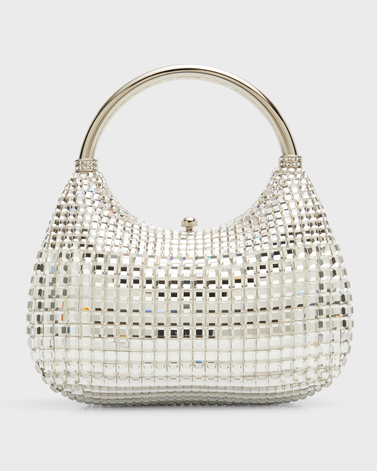 Allover Crystal Top-Handle Bag