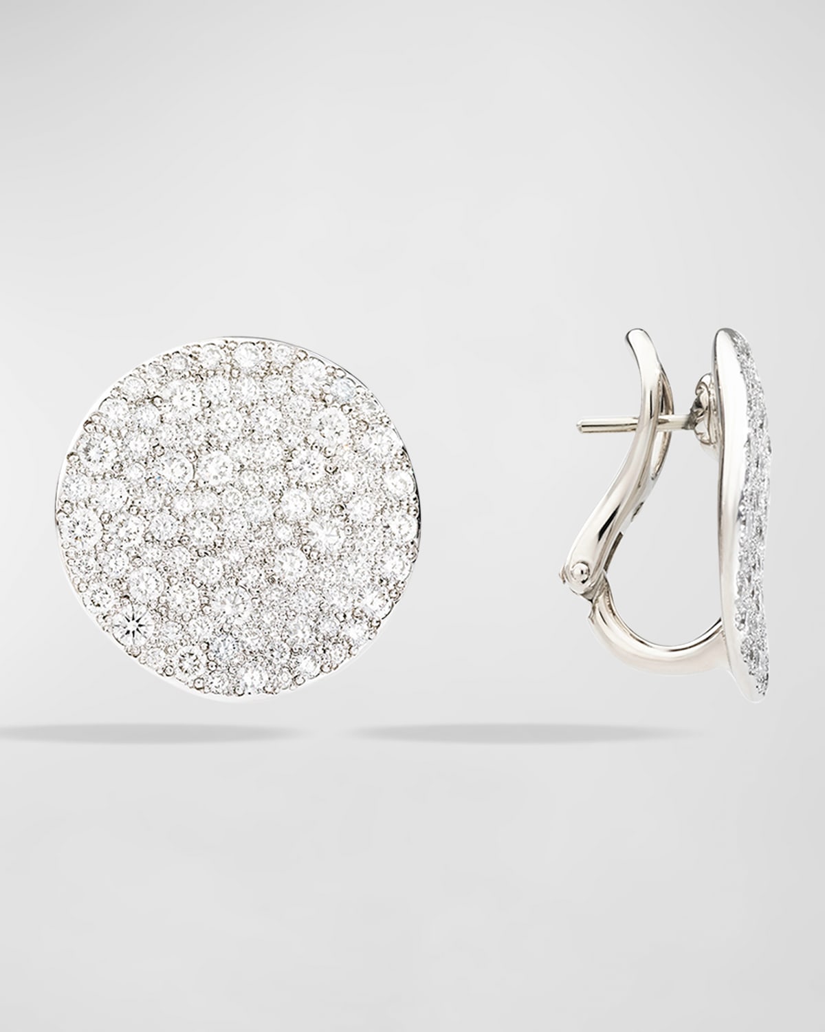 Sabbia Earrings in 18K Manganese White Gold and Diamonds