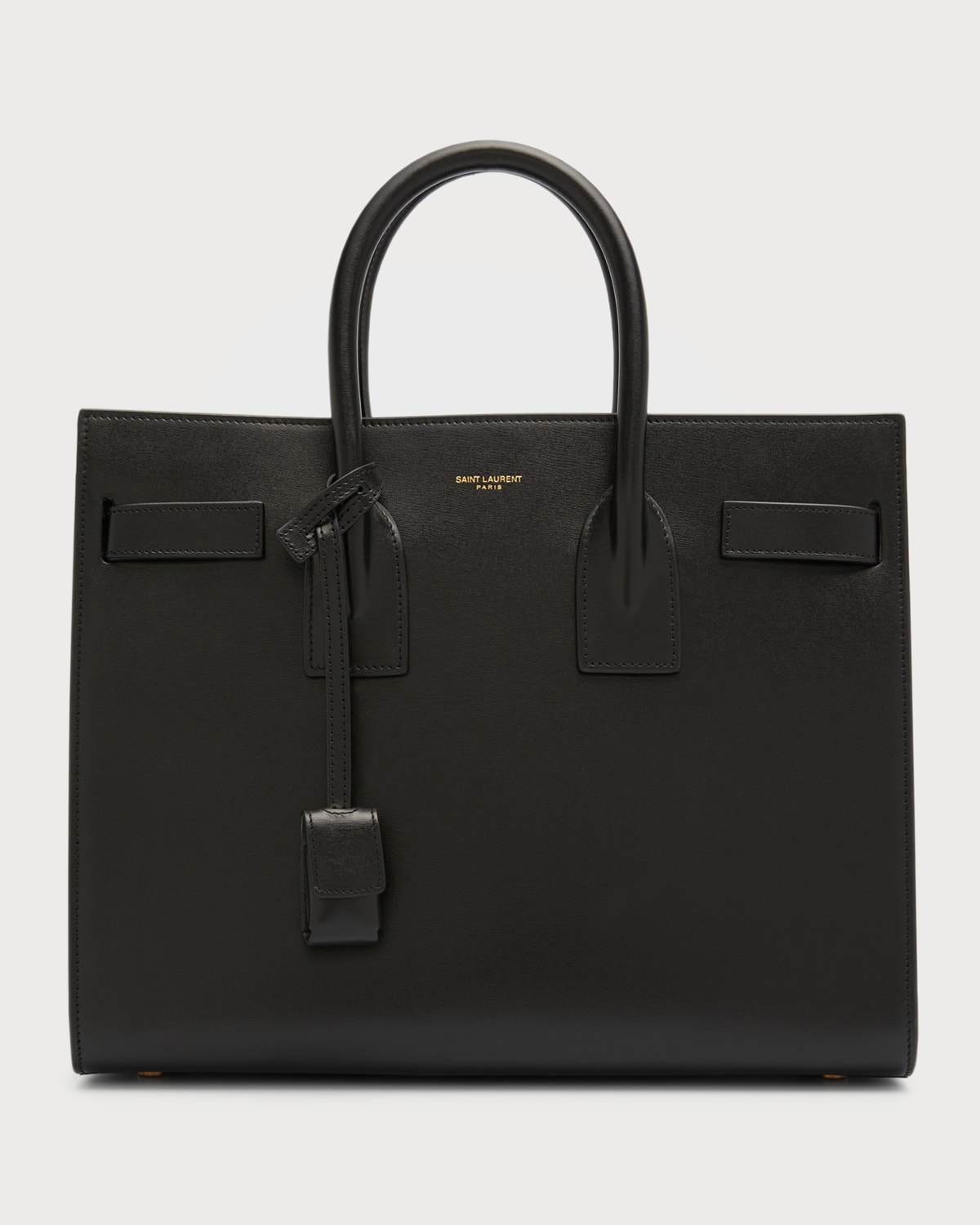 Saint Laurent Shopping tag detail tote bag - 6309 -BRICK