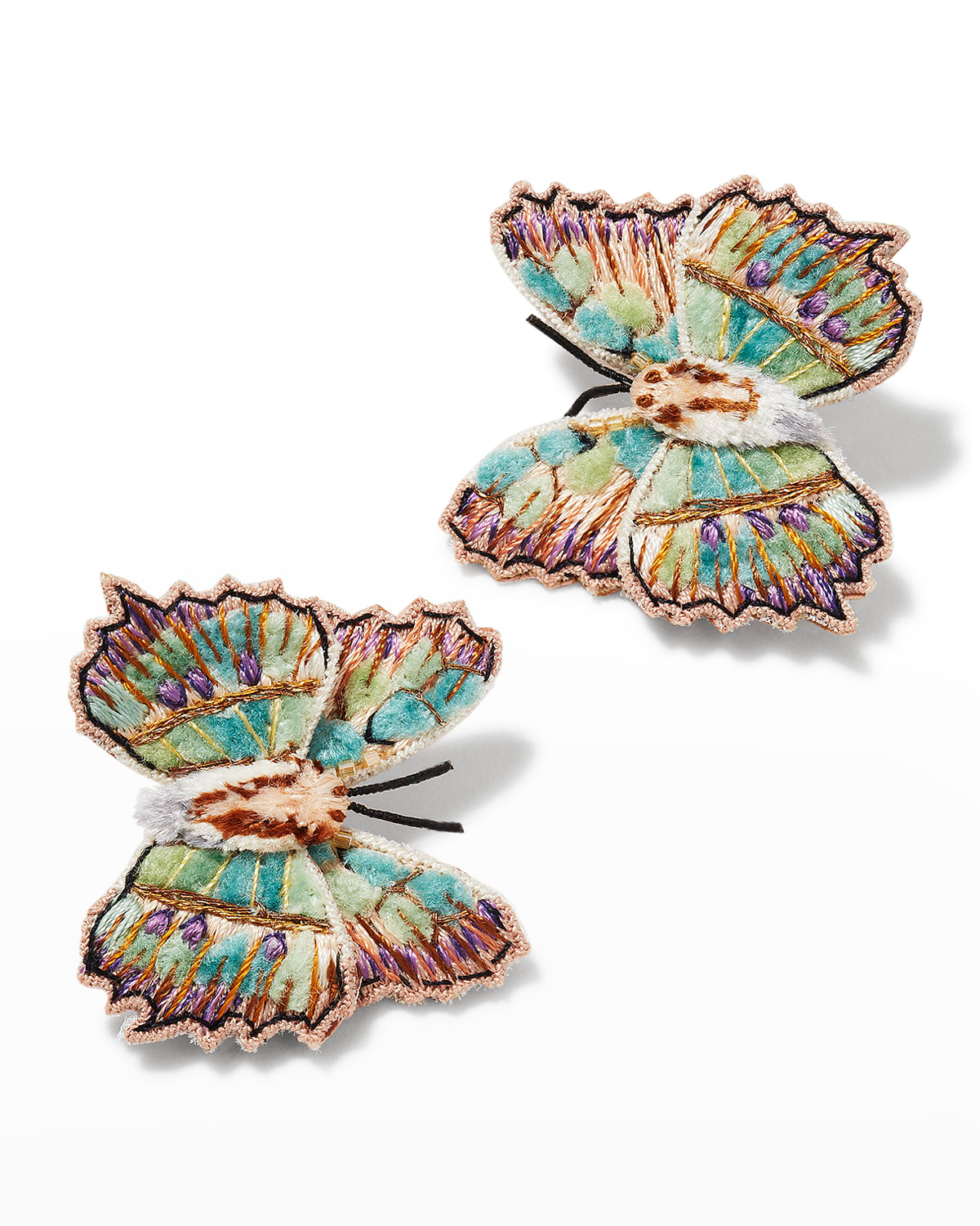 Mignonne Gavigan Ama Butterfly Stud Earrings In Multi