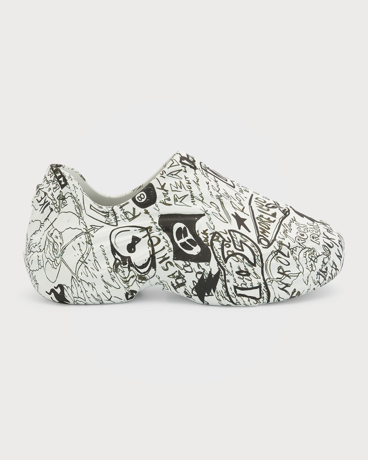 Dolce & Gabbana Toy Graffiti-print Logo Sneakers In Animal Print