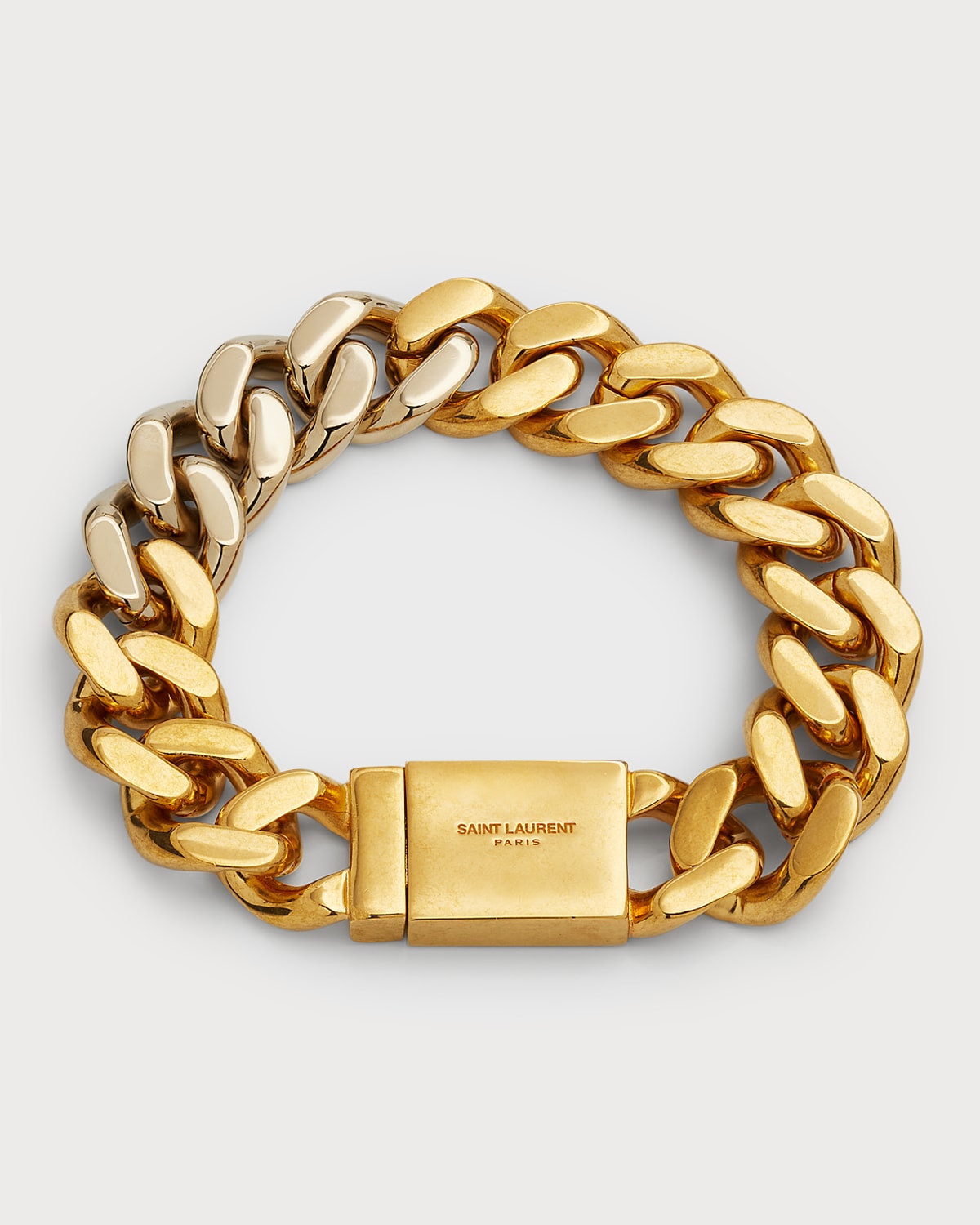 Saint Laurent Thick Curb Chain Bracelet