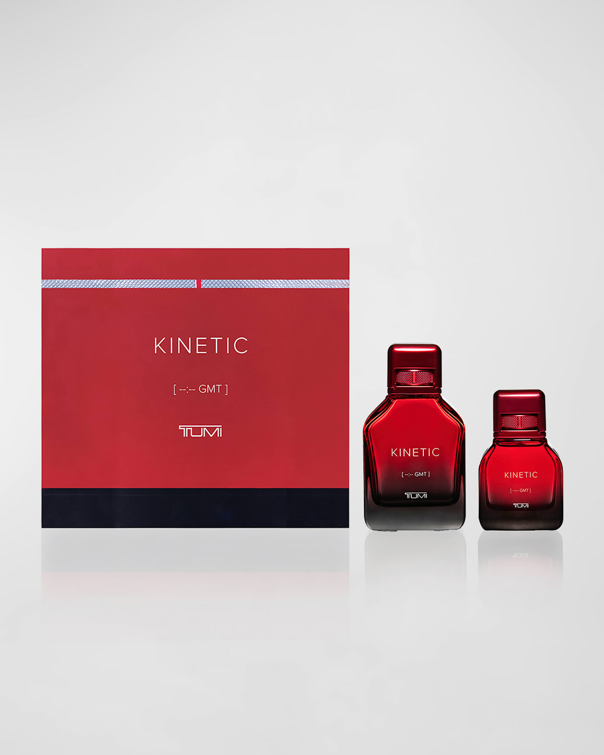 Shop Tumi Kinetic [-:- Gmt]  For Men 3.4 Oz. Eau De Parfum Gift Set