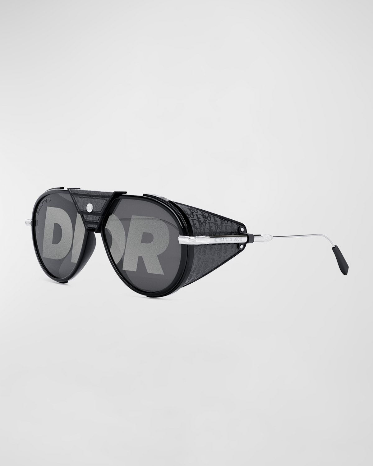 Dior Snow A1i Sunglasses In Black Mirror