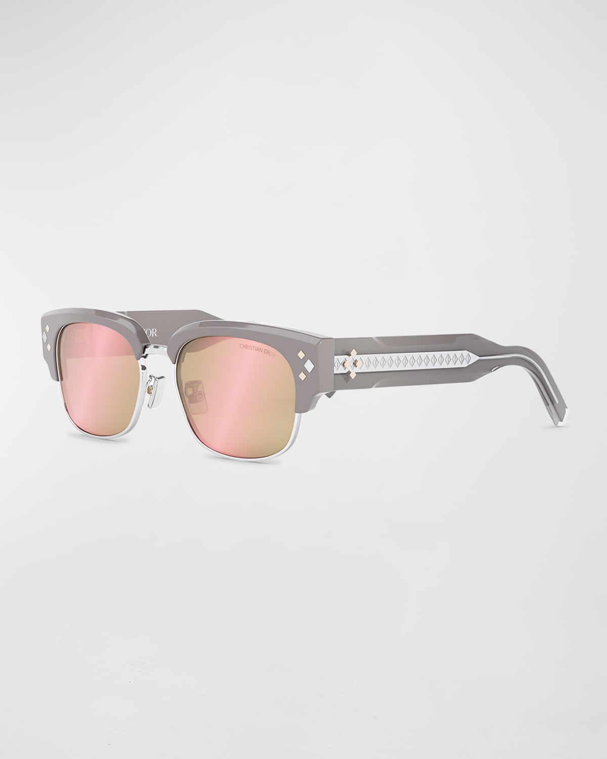 Dior Men's Cd Diamond C1u Sunglasses In Nero