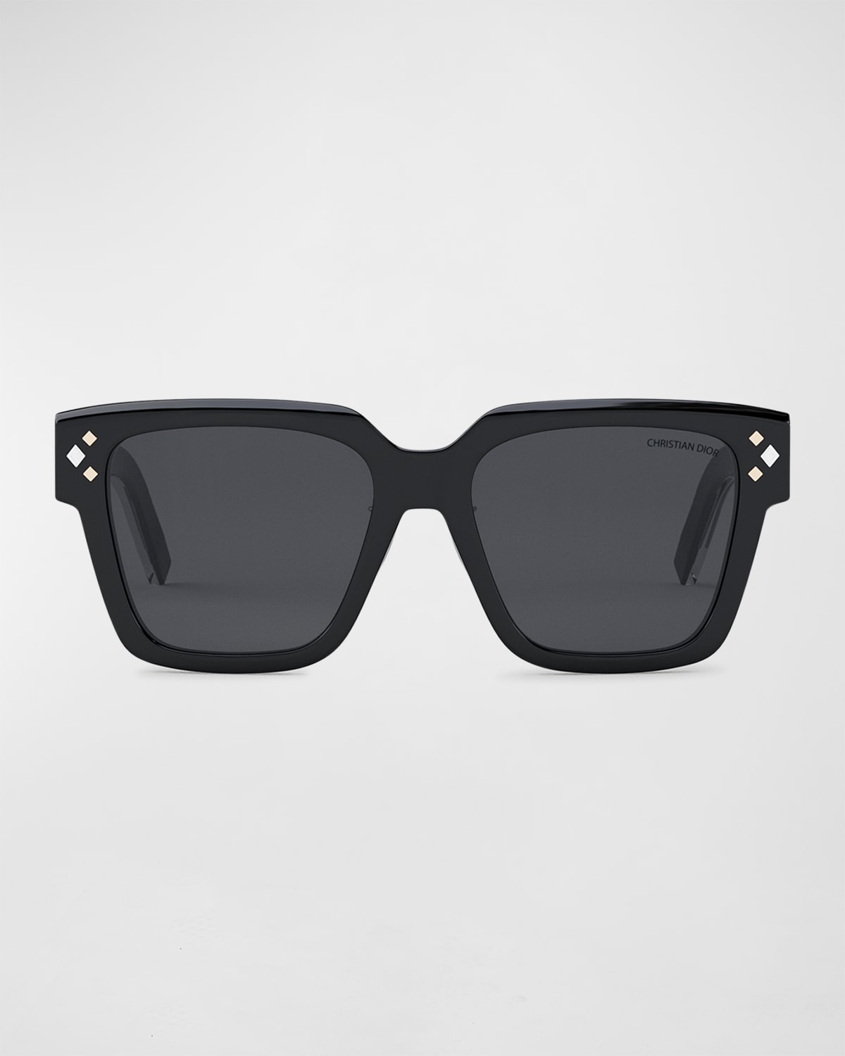 Dior Cd Diamond S6i Sunglasses In Black