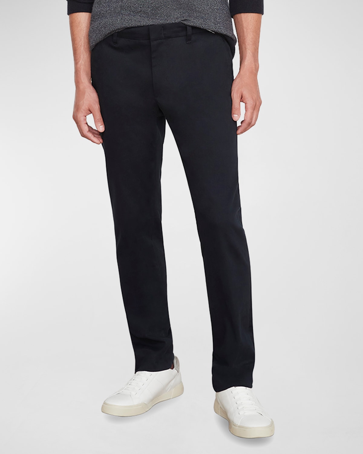 Shop Vince Men's Griffith Twill Chino Pants In Black