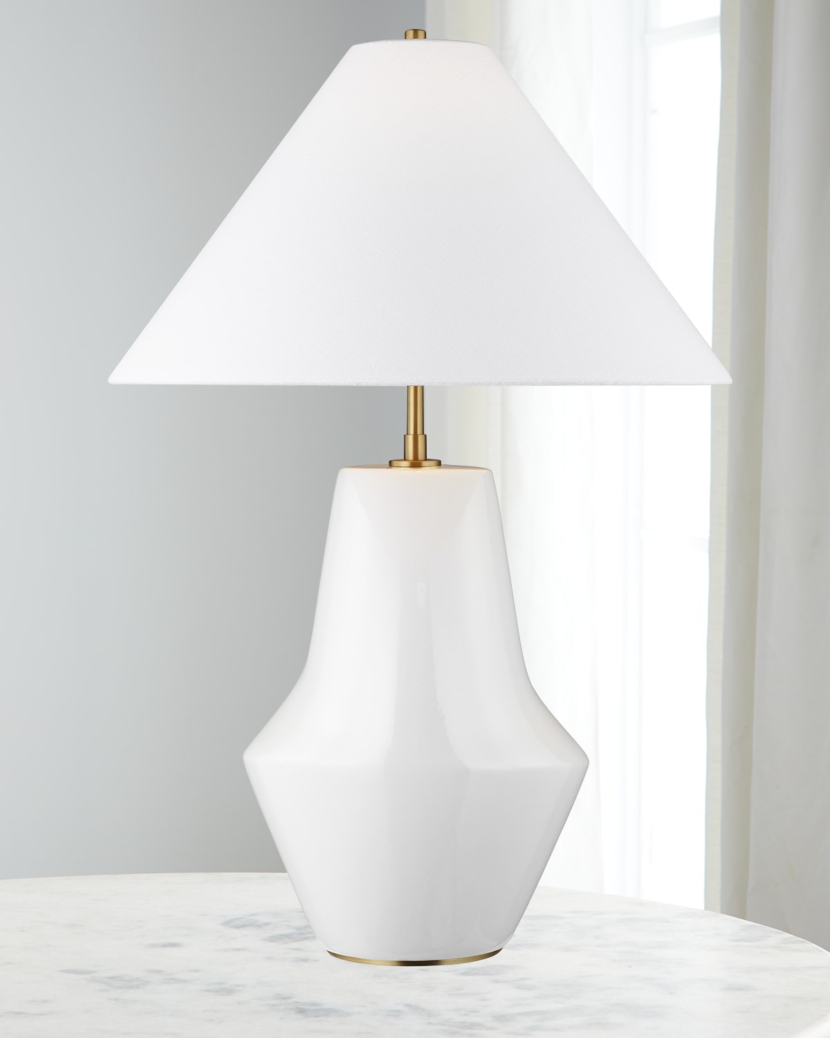 Contour Short Table Lamp By Kelly Wearstler