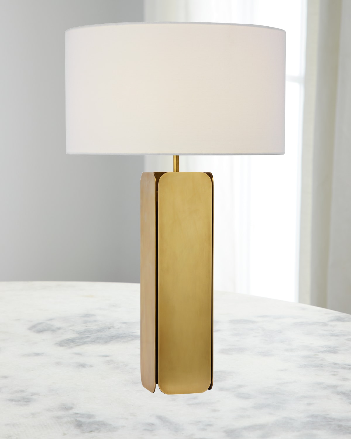 Abri Large Paneled Table Lamp By Ian K. Fowler