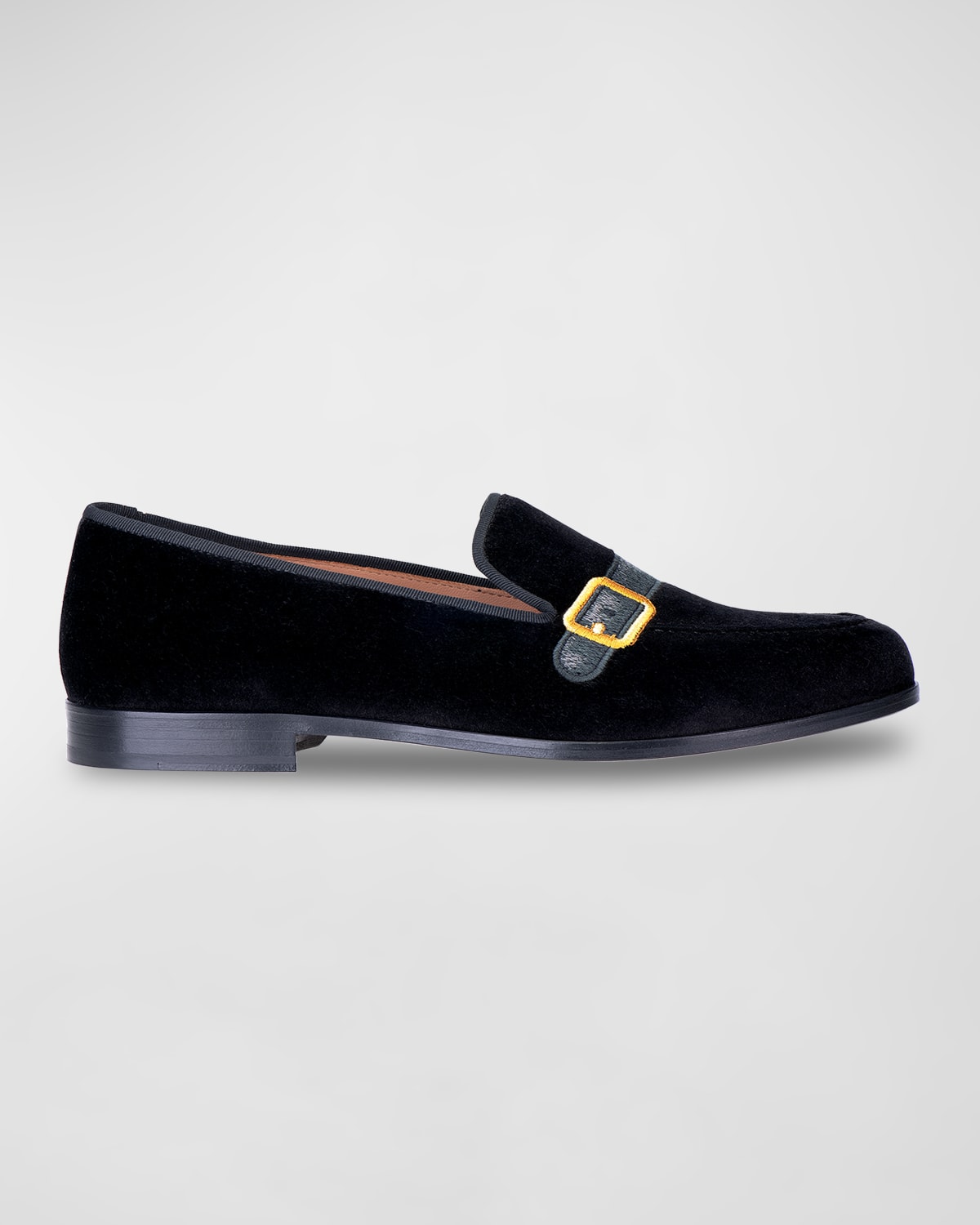Embroidered smoking slippers online