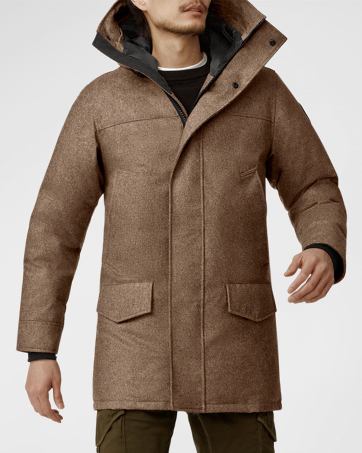 CANADA GOOSE MEN'S LANGFORD WOOL DOWN PARKA