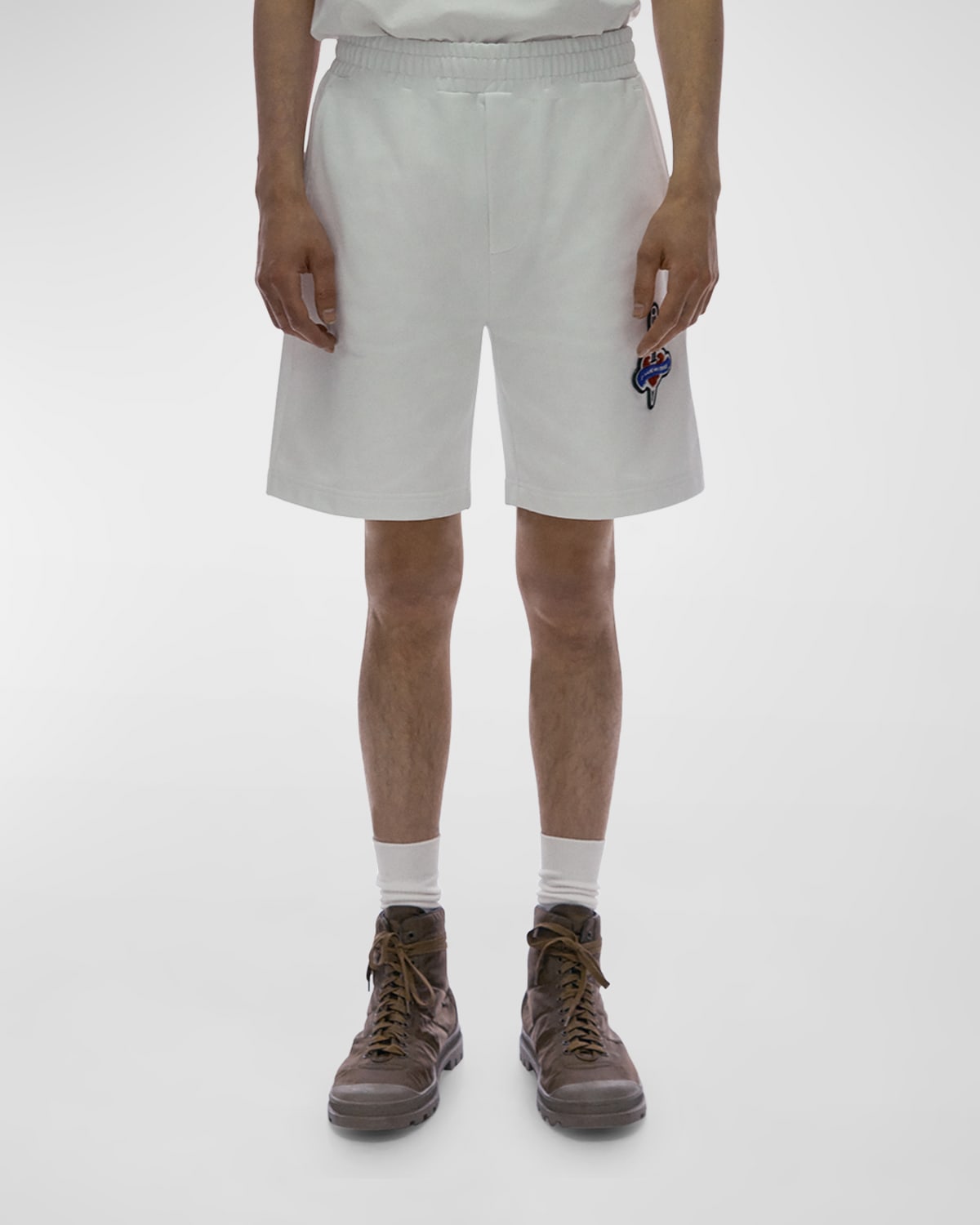 Helmut Lang Men's Societas Patch Sweat Shorts