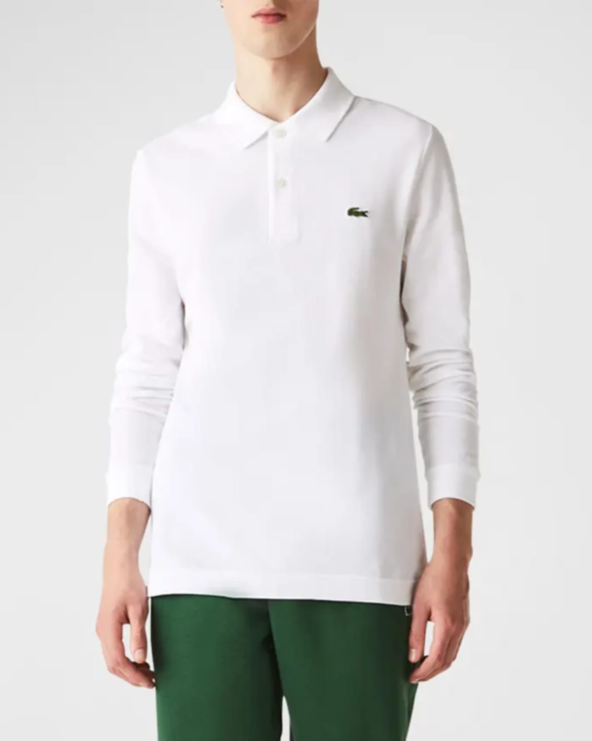 Lacoste Men's Slim-fit Piqué Polo Shirt In 001 White