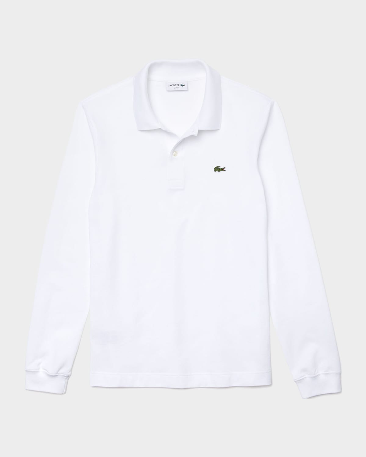 Lacoste Men's Slim-fit Piqué Polo Shirt In 001 White