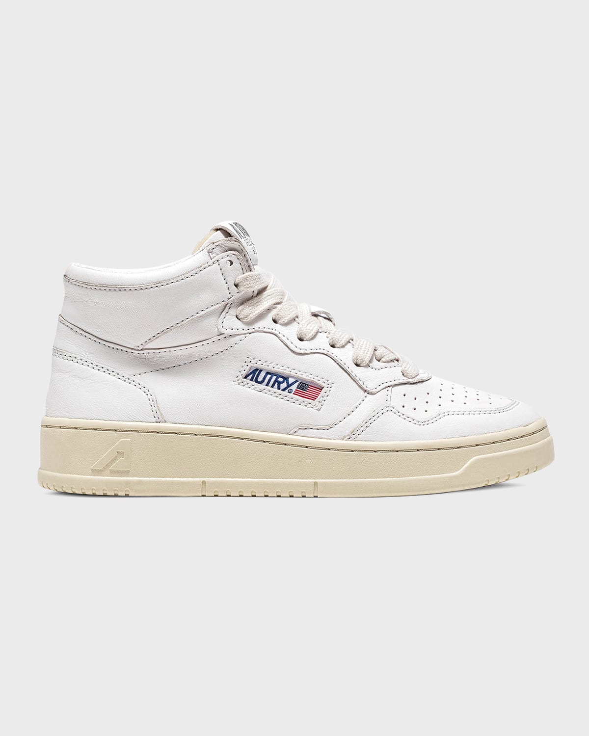 Medalist High-Top Leather Sneakers