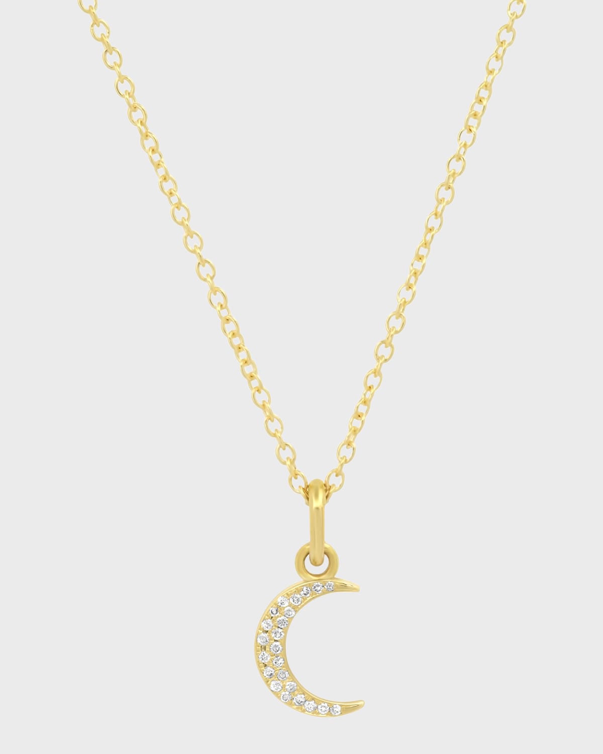 Jennifer Meyer Mini Diamond Carson Pendant Necklace