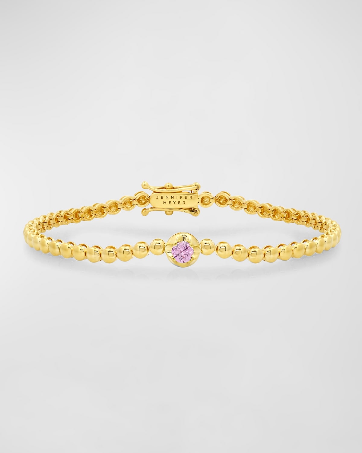 Mini Bezel Tennis Bracelet with Illusion-Set Accent