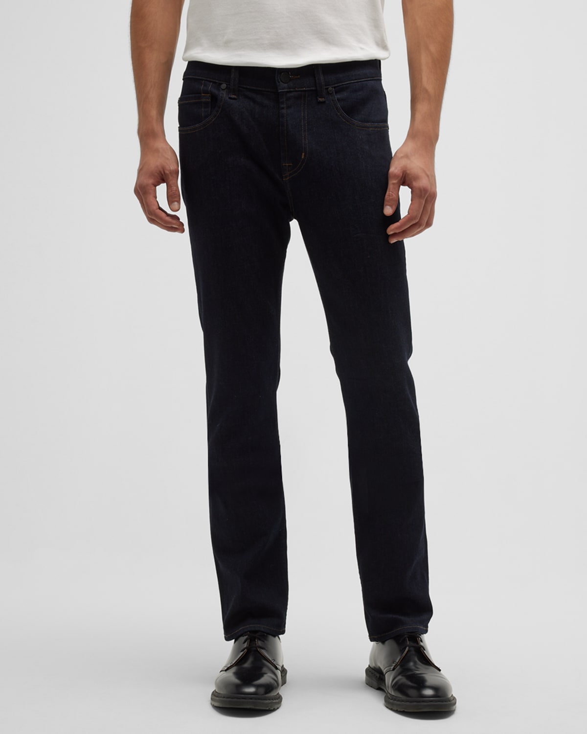 Shop 7 For All Mankind Men's Luxe Performance Straight-leg Jeans In Rinse Blue