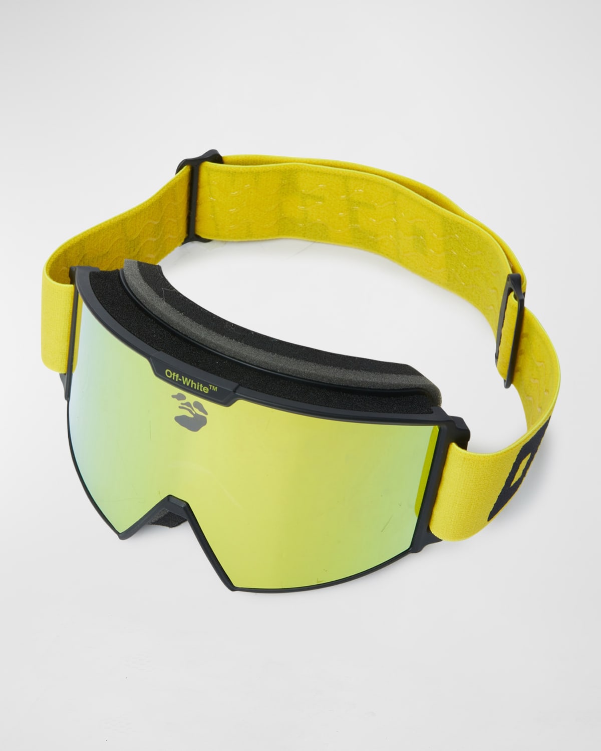 Men's Mirror-Lens Logo Ski Goggles